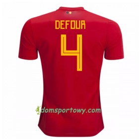 Koszulka Belgia Defour 4 Domowe Koszulki Piłkarskie Mistrzostwa Świata 2018